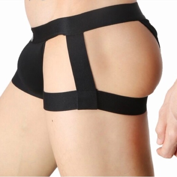 Sexy Strap Briefs Men's Sexy Comf Bikini Thigh Suspender Trunk Shorts Underwear - Picture 2 of 7